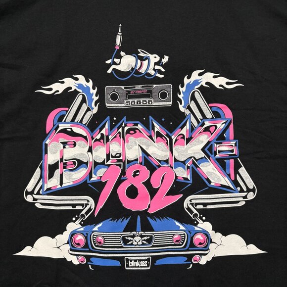 Blink-182 Motor City Rock Show Art Pop Punk Band T-Shirt XL - Picture 2 of 4